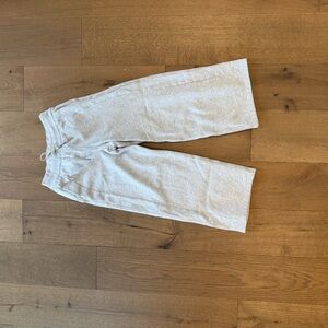 lululemon athletica Wide Leg Sweatpants in Light Gray